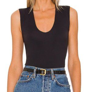 Free People Second Skin Cami in Black